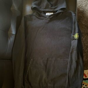 Stone Island Charcoal Hoodie